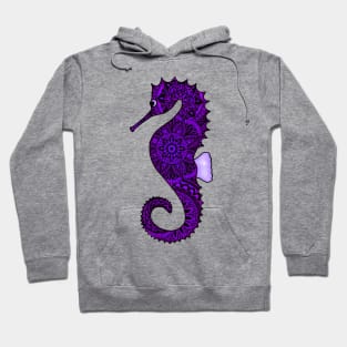 Seahorse (purple) Hoodie